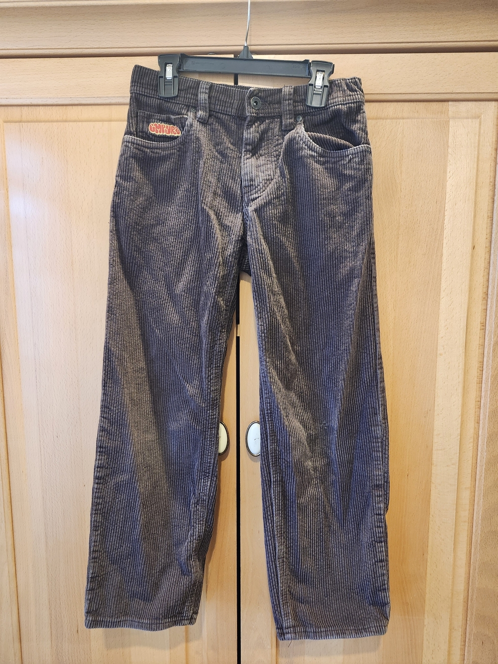 Empyre Kids Brown Wash Corduroy Loose Fit Pants